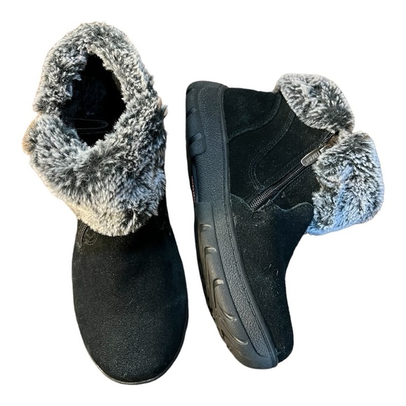 Khombu Jessica Side Zip Booties With Faux Fur Trim Woman’s Size 7M - Picture 6 of 13